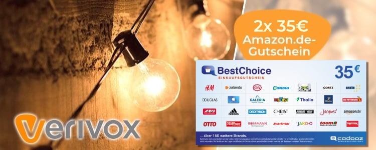 Verivox 2x 35€ BestChoice Gutschein