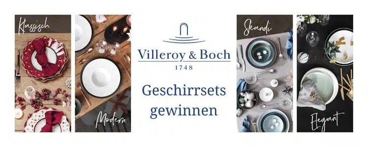 Villeroy & Boch Gewinnspiel: Geschirr-Sets von Villeroy & Boch