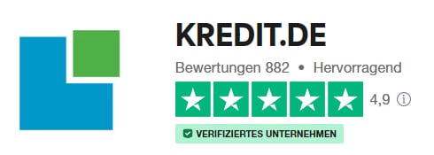 Bewertung von Kredit.de auf Trustpilot