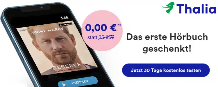 Thalia Hörbuch-Abo; 1. Buch geschenkt