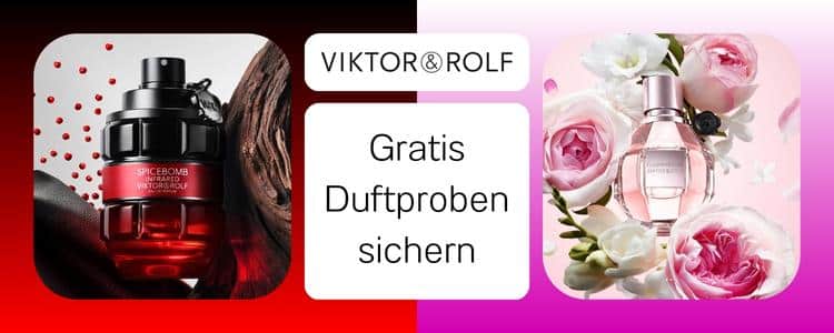 Viktor & Rolf Parfümprobe Spicebomb Infrared und Flowerbomb