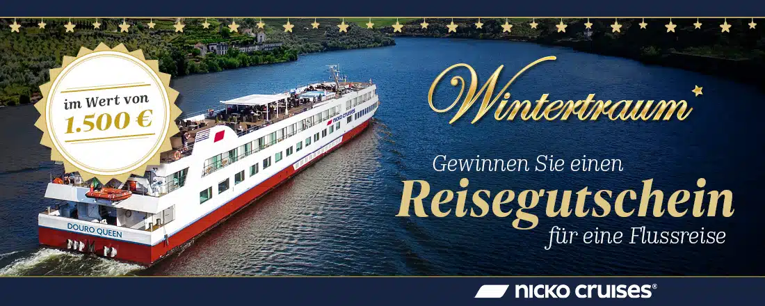 Wintertraum Gewinnspiel: Flusskreuzfahrt gewinnen