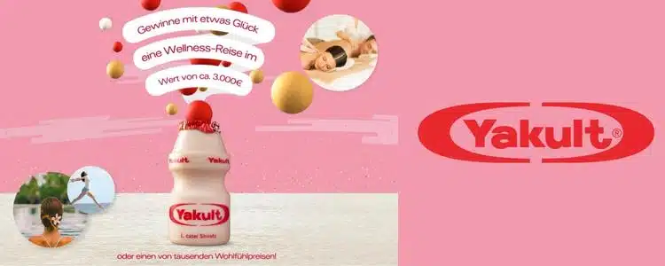 Yakult verlost Wohlfühlpreise