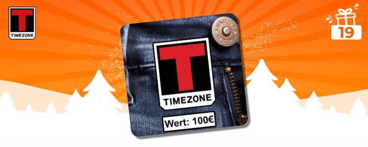 100€ TIMEZONE-Gutschein gewinnen