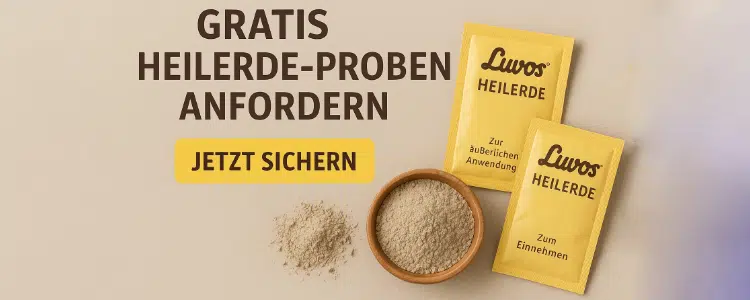 Gratis Proben von Luvos Heilerde anfordern