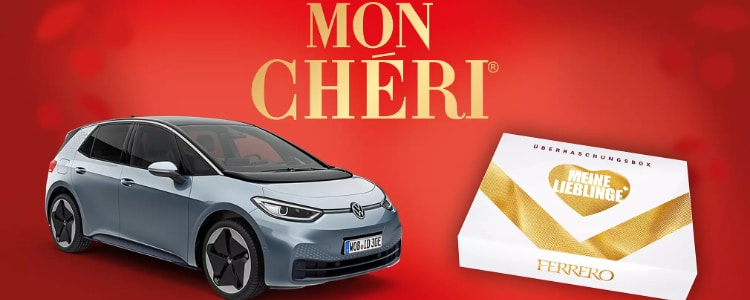 Mon Cheri; VW ID.3; Ferrero Überraschungsbox