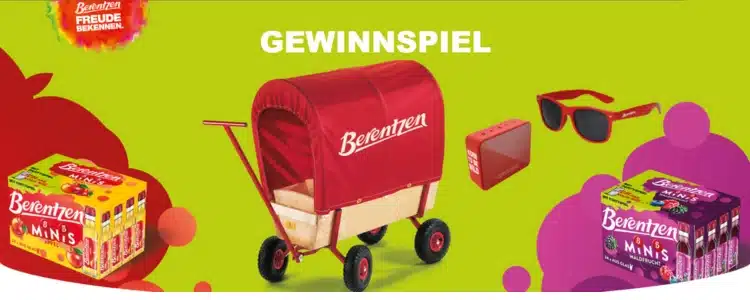 Berentzen verlost Bollerwagen