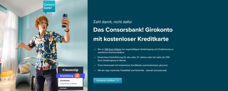 Consorsbank Girokonto; 200€ Prämie