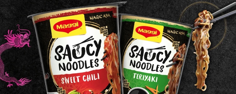 Maggi Saucy Noodles gratis testen
