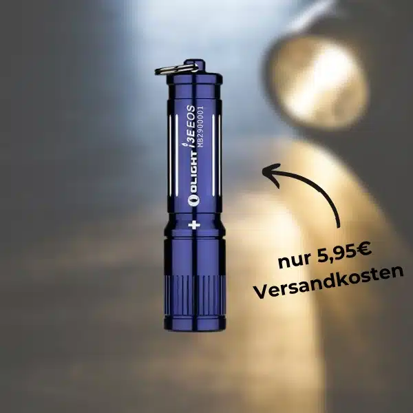 GRATIS Olight I3E Taschenlampe (zzgl. 5,95€ Versandkosten)