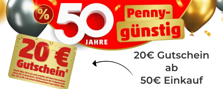 20€ Gutschein von Penny
