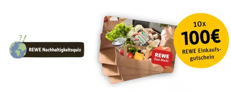 Rewe Nachhaltigkeitsgewinnspiel