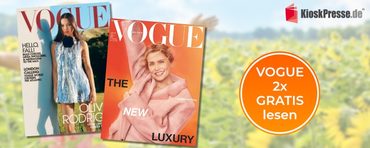 Vogue 2x gratis lesen