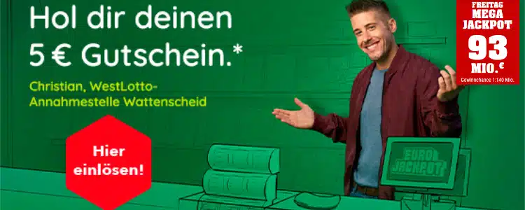 WestLotto 5€ Gutschein
