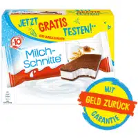 kinder Milchschnitte gratis testen