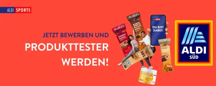 Produkttester bei ALDI SPORTS werden