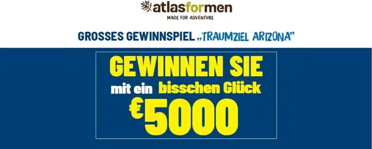 Atlas For Men verlost 5.000 Euro