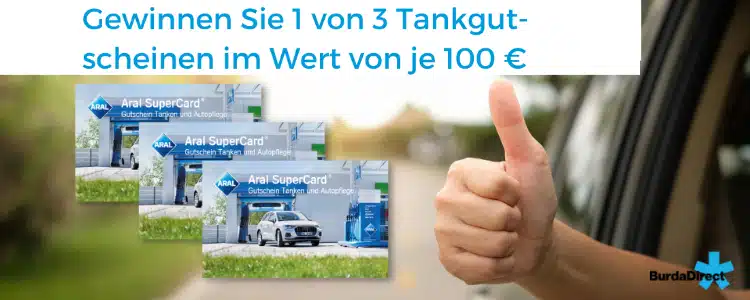 BurdaDirect Tankgutschein gewinnen