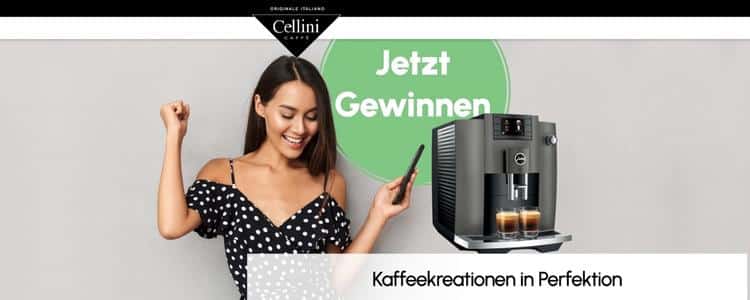 Cellini Caffè Newsletter Gewinnspiel