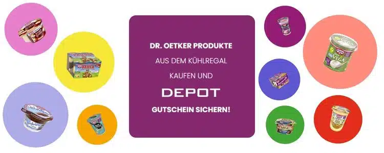 Dr. Oetker & DEPOT Aktion
