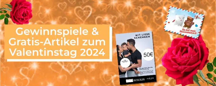 Gewinnspiele zum Valentinstag 2024