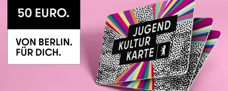 JUGENDKULTURKARTE mit 50€ Guthaben sichern