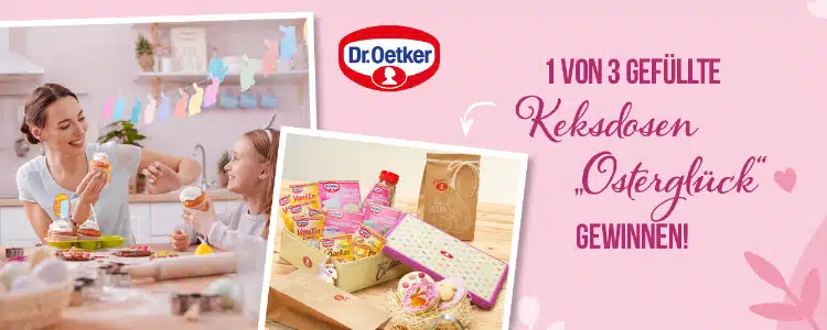 Keksdose von Dr. Oetker gewinnen