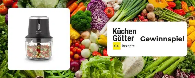 Küchengötter verlost "Chop & Go" Zerkleinerer