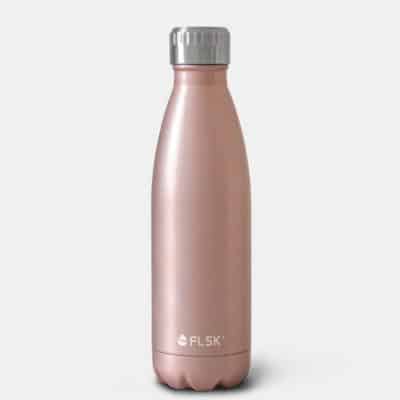 Thermosflasche in Roségold