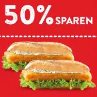 2x Backfisch Baguette