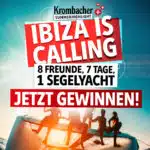 Yacht-Urlaub bei Krombacher gewinnen