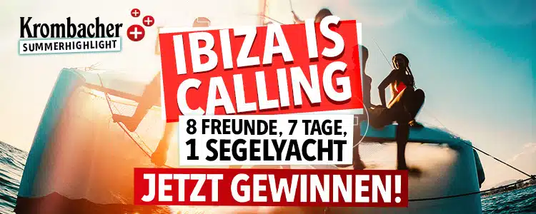 Yacht-Urlaub bei Krombacher gewinnen