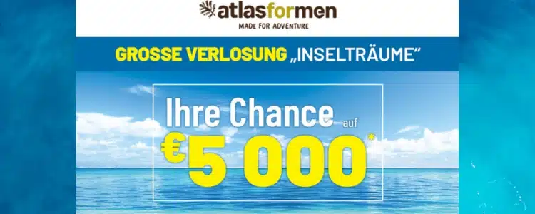 Atlas For Men verlost 5.000 Euro