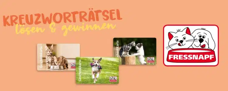 Fressnapf verlost Geschenkgutscheine