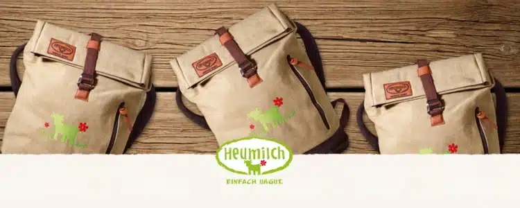 Heumilch-Gewinnspiel Rucksack