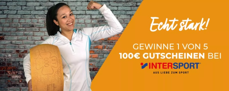 100€ Intersport Gutschein gewinnen