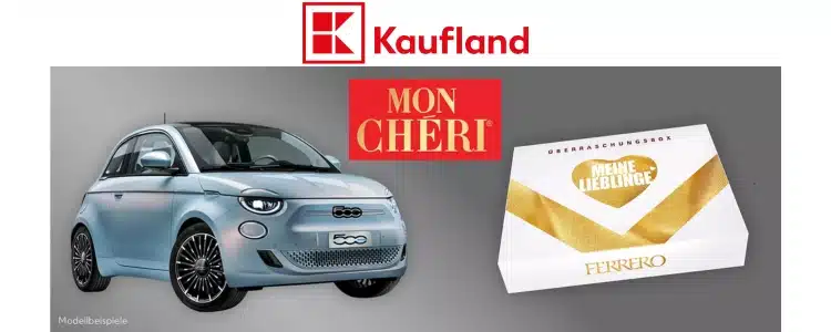 Mon Cheri; FIAT 500 E; Ferrero Überraschungsbox