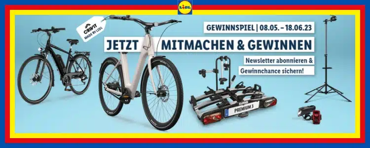 Lidl Gewinnspiel: Fahrrad gewinnen