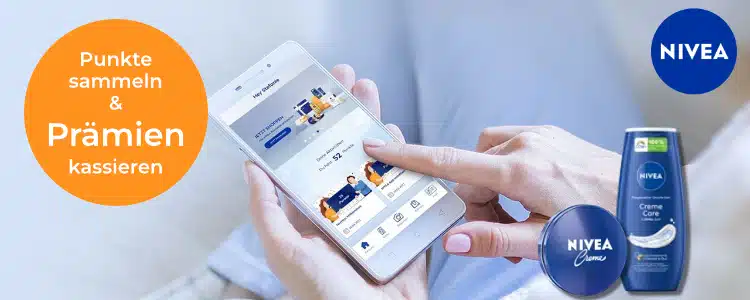 NIVEA App; gratis Prämien