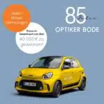 Jubiläumsgewinnspiel bei Optiker Bode
