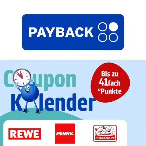 Payback-Coupon-Kalender: Täglich Coupons & Gewinnchance