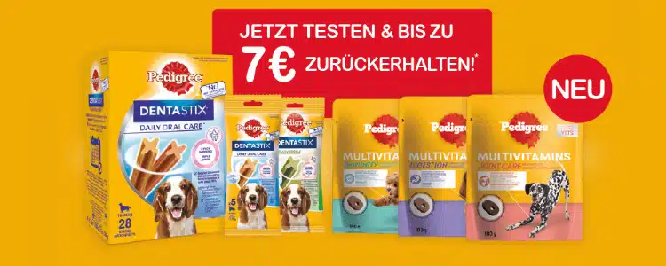 Pedigree Dentastix gratis testen