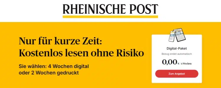 Rheinische Post Abo gratis