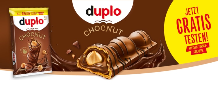 duplo Chocnut gratis testen
