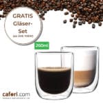 Gratis Kaffeegläser bei Cafori