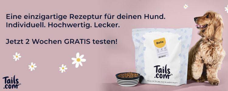 Tails hundefutter gratis testen