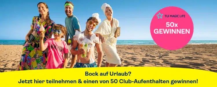 Tui Magic Life-Gewinnspiel