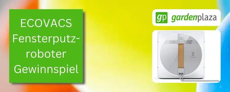 Gardenplaza verlost ECOVACS WINBOT W1 PRO Fensterputzroboter