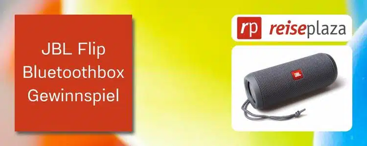 Reiseplaza verlost Flip Essential Bluetoothbox von JBL