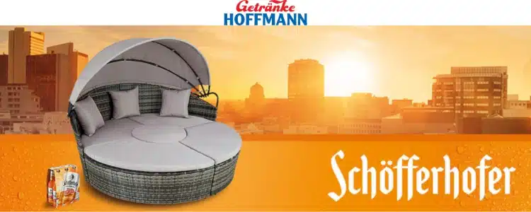Gewinnspiel von Getränke Hoffmann und Schöfferhofer Weizen